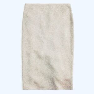 Toula Metallic Knit Sweater Skirt Gold Wool Blend Size 6 NWT